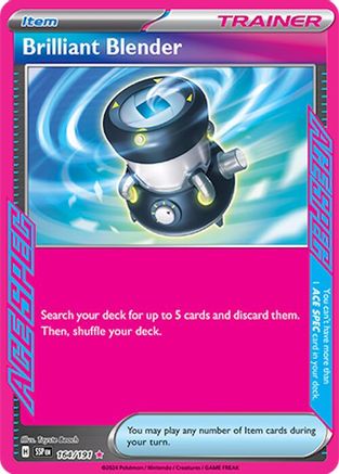 Brilliant Blender 164 - Holofoil SV08 Surging Sparks - ACE SPEC Rare