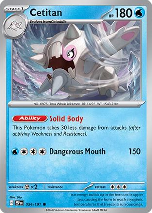 Cetitan 054/191 SV08 Surging Sparks - Common