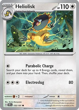 Heliolisk 155 SV08 Surging Sparks - Common