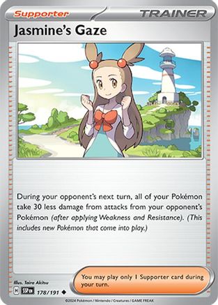 Jasmine's Gaze 178/191 SV08 Surging Sparks - Uncommon