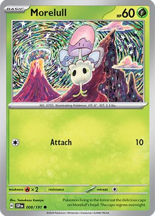 Morelull 008 - Reverse Holofoil SV08 Surging Sparks - Common