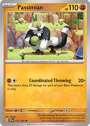 Passimian 111 - Reverse Holofoil SV08 Surging Sparks - Uncommon