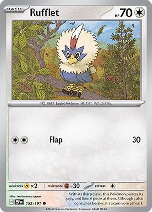Rufflet 152 SV08 Surging Sparks - Common