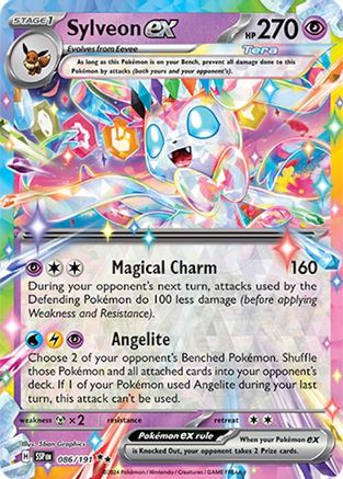 Sylveon ex 086 - Holofoil SV08 Surging Sparks - Double Rare