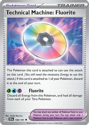 Technical Machine: Fluorite 188 - Reverse Holofoil SV08 Surging Sparks - Uncommon