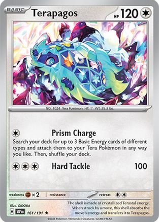 Terapagos 161 - Holofoil SV08 Surging Sparks - Rare