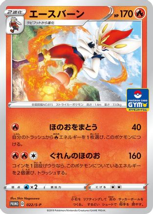 Cinderace - 022/S-P (022/S-P) - SP Sword Shield Promos