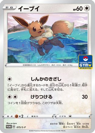 Eevee - 075/S-P (075/S-P) - SP Sword Shield Promos