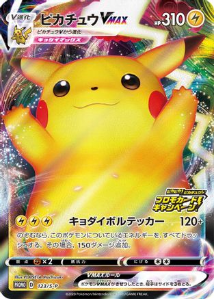 Pikachu VMAX - 123/S-P (123/S-P) - SP Sword Shield Promos Holofoil