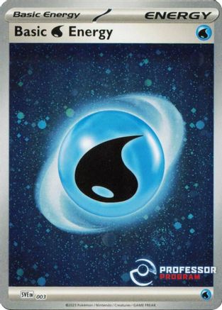Water Energy (2023) (2023) 003 - Holofoil Professor Program Promos - Promo
