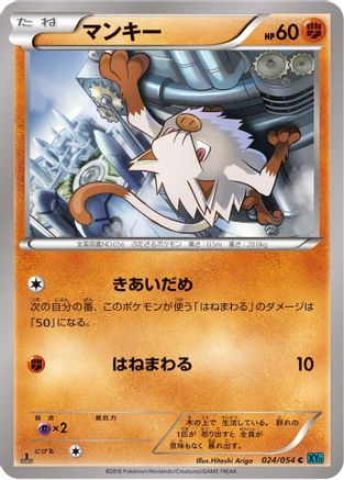 Mankey (024/054) - XY11Br Cruel Traitor Unlimited