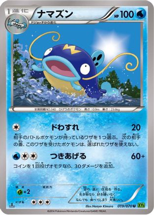 Whiscash - 019/070 (019/070) - XY5Bt Tidal Storm 1st Edition