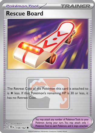 Rescue Board (League Promo) 159/162 - Reverse Holofoil League & Championship Cards - Uncommon