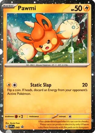 Pawmi (Cosmos Holo) 040 - Holofoil SV Scarlet & Violet Promo Cards - Promo