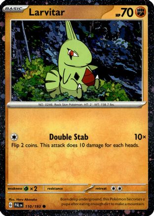 Larvitar (Cosmo Foil) 110/193 - Holofoil Miscellaneous Cards & Products - Promo
