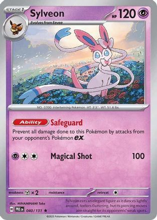 Sylveon 040 - Holofoil SV Prismatic Evolutions - Rare