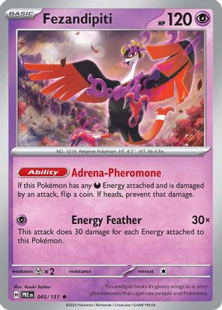 Fezandipiti 045 - Reverse Holofoil SV Prismatic Evolutions - Rare