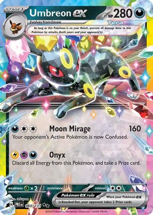 Umbreon ex 060/131 - Holofoil SV Prismatic Evolutions - Double Rare