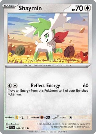 Shaymin 087 SV Prismatic Evolutions - Uncommon