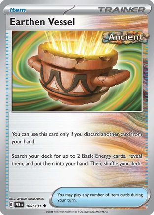 Earthen Vessel 106 SV Prismatic Evolutions - Uncommon