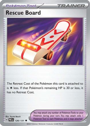 Rescue Board 126 SV Prismatic Evolutions - Uncommon