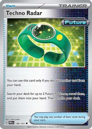 Techno Radar 130 - Reverse Holofoil SV Prismatic Evolutions - Uncommon