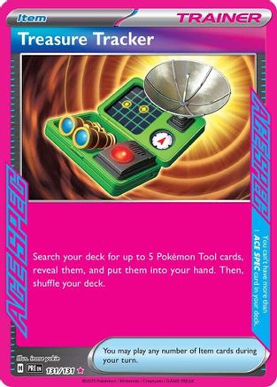 Treasure Tracker 131 - Holofoil SV Prismatic Evolutions - ACE SPEC Rare