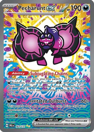 Pecharunt ex 163 - Holofoil SV Prismatic Evolutions - Special Illustration Rare