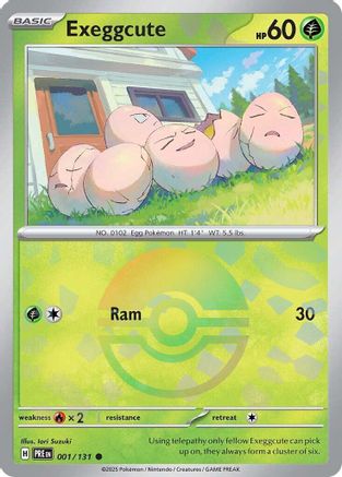 Exeggcute (Poke Ball Pattern) 001 - Holofoil SV Prismatic Evolutions - Common
