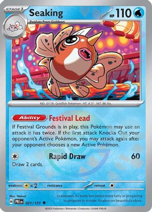 Seaking (Poke Ball Pattern) 021 - Holofoil SV Prismatic Evolutions - Uncommon