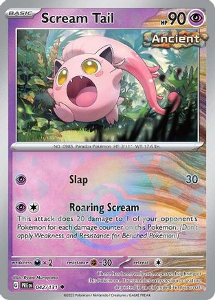 Scream Tail (Poke Ball Pattern) 042 - Holofoil SV Prismatic Evolutions - Uncommon