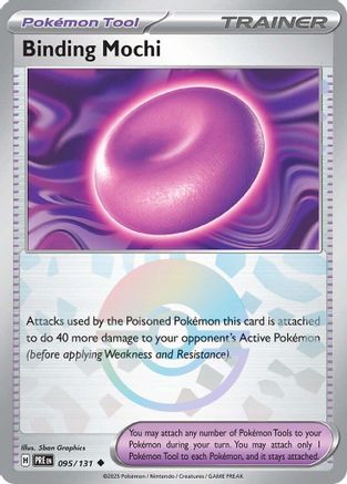 Binding Mochi (Poke Ball Pattern) 095 - Holofoil SV Prismatic Evolutions - Uncommon