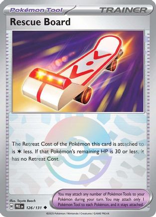 Rescue Board (Poke Ball Pattern) 126 - Holofoil SV Prismatic Evolutions - Uncommon