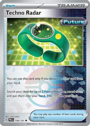 Techno Radar (Poke Ball Pattern) 130 - Holofoil SV Prismatic Evolutions - Uncommon