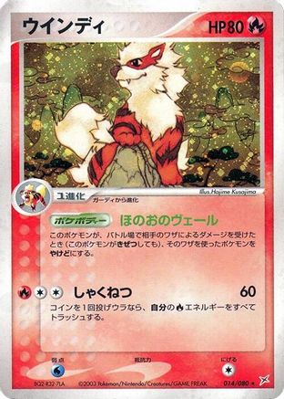 Arcanine (014/080) - Magma VS Aqua Two Ambitions Unlimited Holofoil
