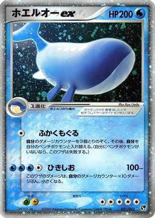Wailord ex (021/053) - Miracle of the Desert Unlimited Holofoil