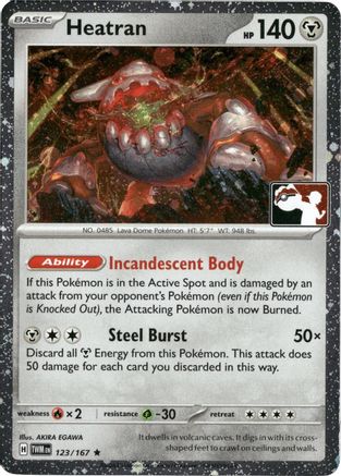 Heatran 123 - Holofoil Prize Pack Series Cards - Rare