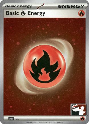 Basic Fire Energy (Cosmos Holo) 002 - Holofoil Prize Pack Series Cards - Common