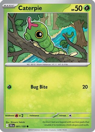 Caterpie 001 SV09 Journey Together - Common