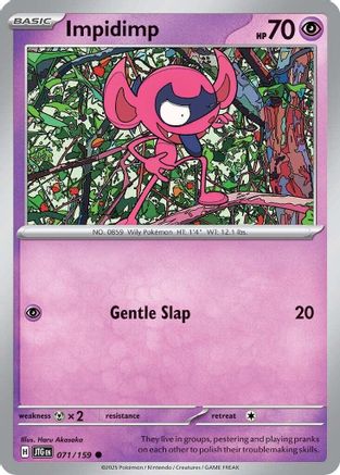 Impidimp 071 - Reverse Holofoil SV09 Journey Together - Common