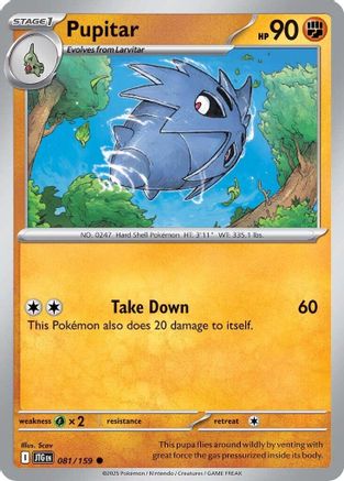 Pupitar 081 - Reverse Holofoil SV09 Journey Together - Common