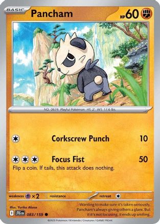 Pancham 083 - Reverse Holofoil SV09 Journey Together - Common