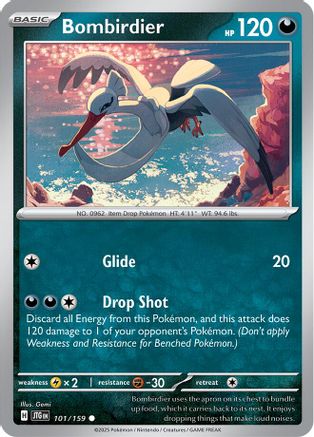 Bombirdier 101 - Reverse Holofoil SV09 Journey Together - Common