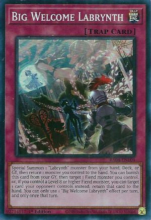 Big Welcome Labrynth (RA04-EN104) - Quarter Century Stampede 1st Edition