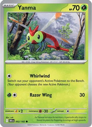 Yanma 002/182 SV10 Destined Rivals - Common