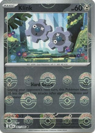 Klink (Poke Ball Pattern) 061 - Holofoil SV Black Bolt - Common