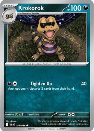Krokorok 058 SV Black Bolt - Common