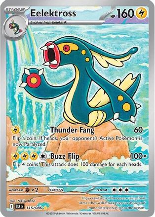 Eelektross 115/086 - Holofoil SV Black Bolt - Illustration Rare