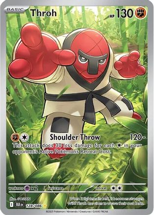 Throh 128/086 - Holofoil SV Black Bolt - Illustration Rare