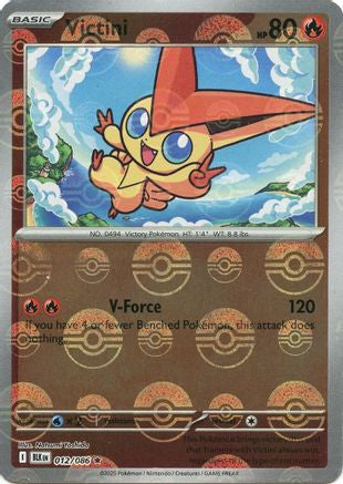 Victini (Poke Ball Pattern) 012 - Holofoil SV Black Bolt - Rare